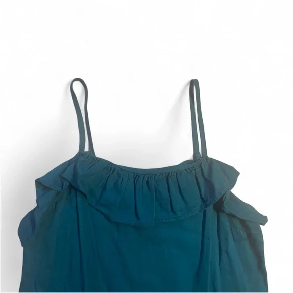 Teal Ruffle Camisole - Picture 2 of 6